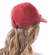 Sombrero Genuino de Diseñador Eric Javits NY - Mika - Color Burdeos.